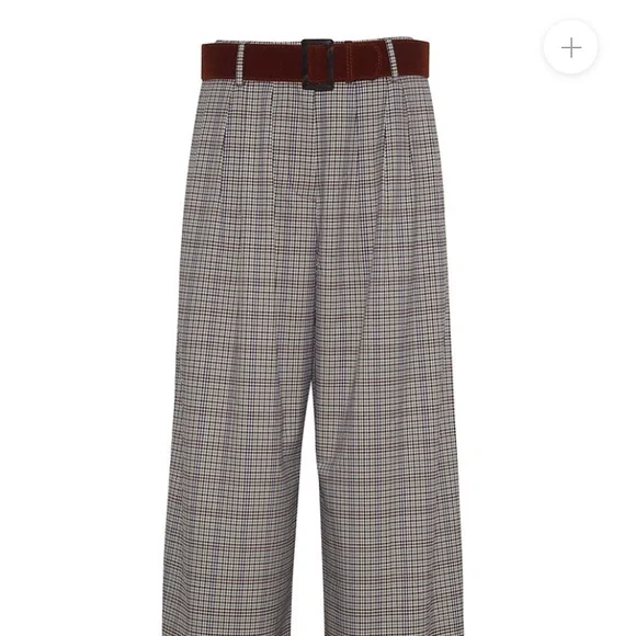 NWOT Cara Cara Soho Pants COLOR: HANNON PLAID TURTLEDOVE